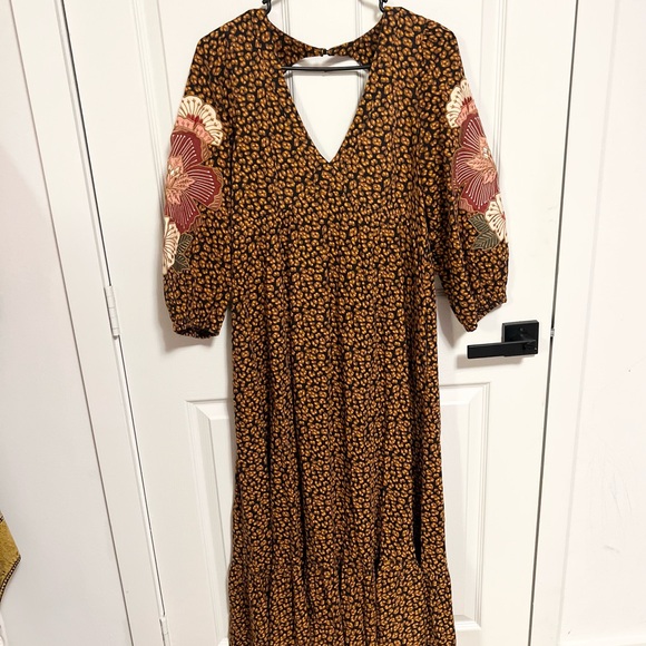 Farm Rio x Anthropologie Embroidered Maxi Dress - Picture 9 of 10